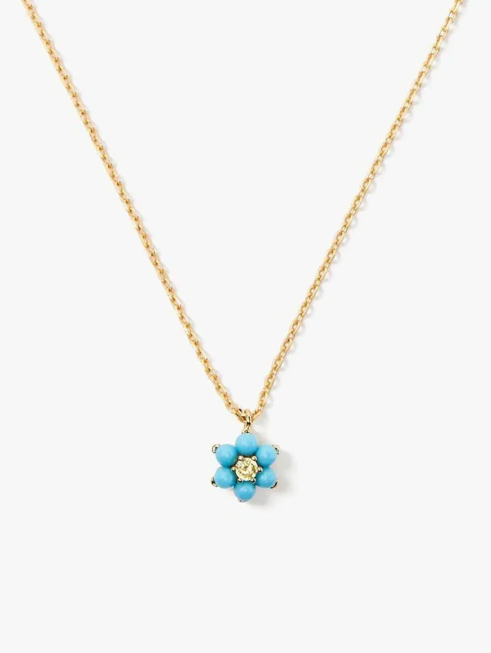 Kate Spade Myosotis Flower Mini Pendant Necklace